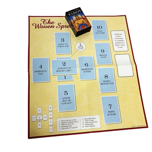 Crowley Thoth Tarot sealed deck w/ The Woven spread Sheet - Picture 8 of 8